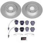 ESK4745 - : Genuine Geomet Coated Rotors, ECE-R90 Brake Pads + Hardware Kit for PowerStop Image