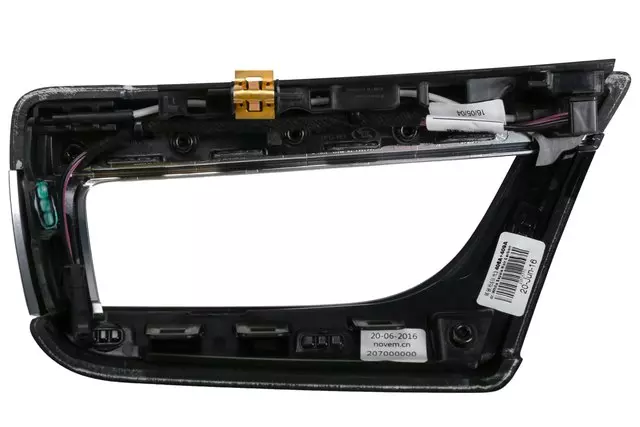 Choco Noir Sapele Driver Side Instrument Panel Lower Trim Plate Applique - GM (23505770)