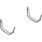 BC2Z9054A - Fuel System: Tank Strap for Ford: E-150, E-250, E-350 Super Duty, E-450 Super Duty Image