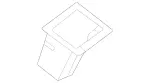 2388109700 - Panelling: Ashtray Insert for Mercedes-Benz Image