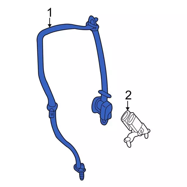 7L2Z78611B68BA - : Seat Belt Lap And Shoulder Belt for Ford Image