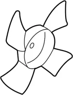 21486CD000 - Cooling System: Fan Blade for Infiniti Image