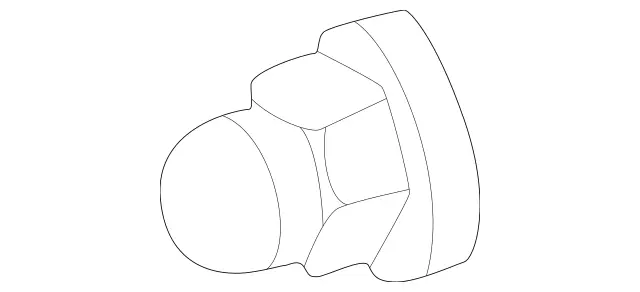 9909150 - Electrical: Tail Lamp Assembly Nut for Mercedes-Benz Image