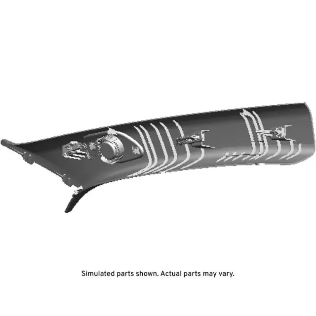 22941848 - : Light Platinum Driver Side Windshield Garnish Molding for GM Image