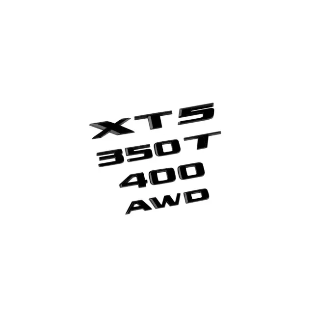 85109344 - Exterior: XT5-Awd-350T-400 Emblems - Black for Cadillac: XT5 Image