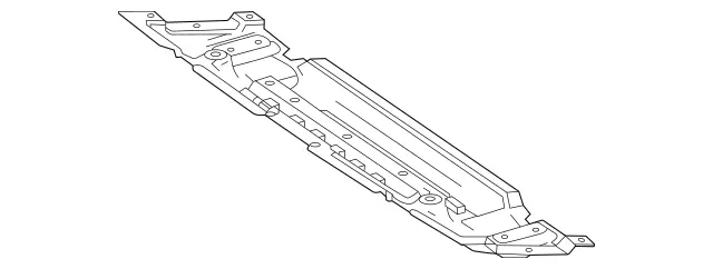 1675200300 - Chassis Sheet Metal/Air Intake: Underbody Protection for Mercedes-Benz: GLE350, GLE450e, GLE580, GLS450, GLS580, GLS63 AMG, Maybach GLS600 Image image