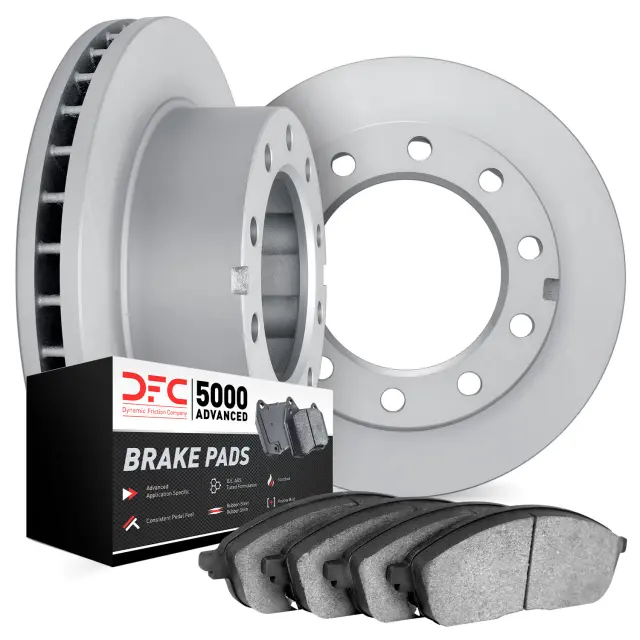 650299414 - : DFC Brake Rotor with 5000 Advanced Brake Pads for DYNAMIC FRICTION Image