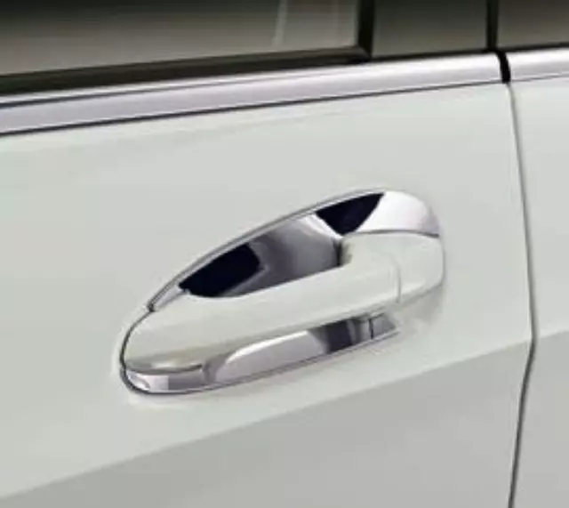 2047601270 - Exterior: Chrome Door Handle Inserts (Set Of 4) for Mercedes-Benz: C250, C300, C350, C63 AMG, GLK250, GLK350 Image
