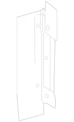 1728800814 - Attachment Parts: Bracket, Fender for Mercedes-Benz Image