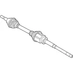 F2GZ3B436AD - Front Drive Axle: Axle Assembly for Lincoln: MKX Image
