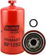 BF1252 - : Pri. Fuel/Water Sep. Spin-on with Drain for Baldwin Image