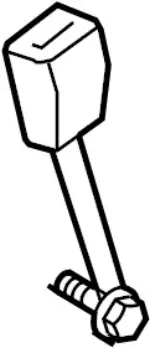 86843EG001 - Electrical: Buckle for Infiniti Image