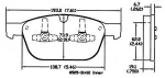 13057226 - : Disc Brake Pad Set for OmniParts Image