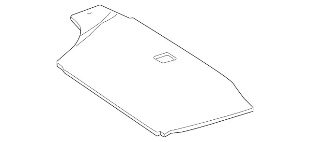 2096801542649F08 - Body: Floor Cover for Mercedes-Benz Image