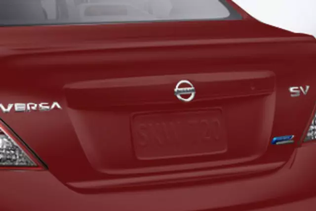 K60303AN3J - Exterior: Rear Decklid Spoiler (Nac - Red Brick) for Nissan: Versa Image