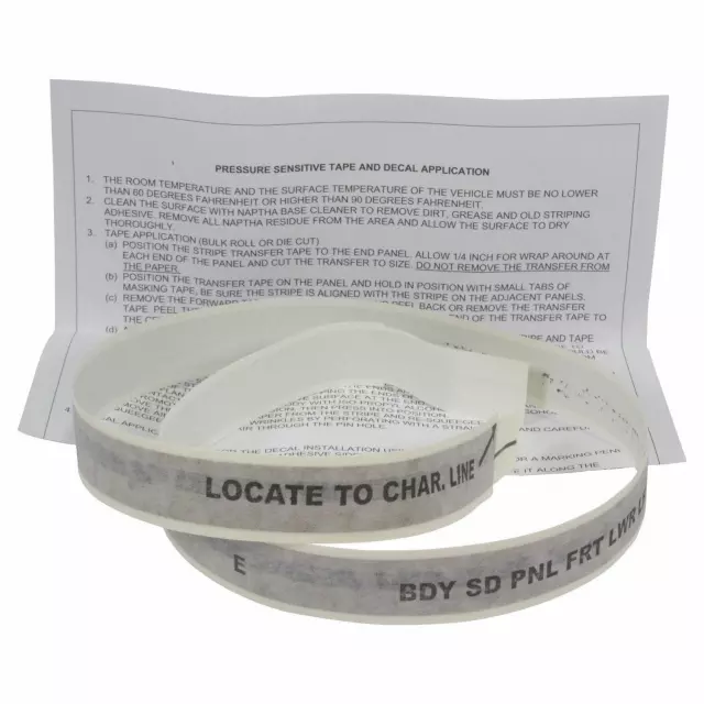 BC3Z9920001DB - Body: Stripe Tape for Ford: F-250 Super Duty, F-350 Super Duty, F-450 Super Duty Image