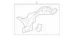 2046101710 - Substructure: Longitudinal Member for Mercedes-Benz: C250, C300, C350, C63 AMG Image