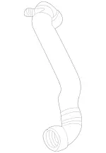 2305010282 - Radiator: Hose for Mercedes-Benz: SL500 Image