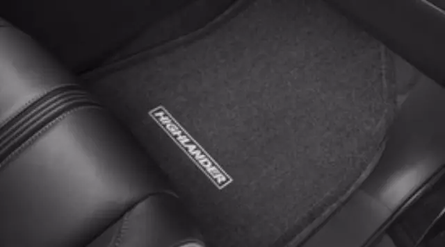 PT9264814120 - Interior: Floor Mats, Carpet, Set Of Four, Black for Toyota: Highlander Image