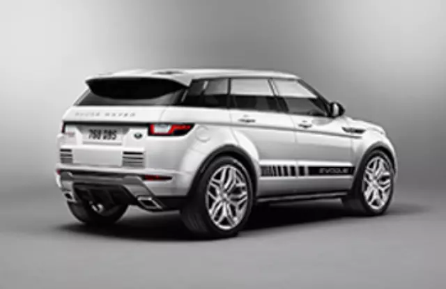 VPLVB0171PAB - Exterior: Vehicle Decals, Strobe, Rear Spoiler, Black for Land Rover: Range Rover Evoque Image