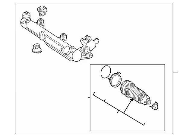 2034603300 - Steering: Steering for Mercedes-Benz Image
