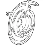 3L2Z2B636BA - Brakes: Backing Plate for Ford: Explorer Sport, Explorer Sport Trac Image