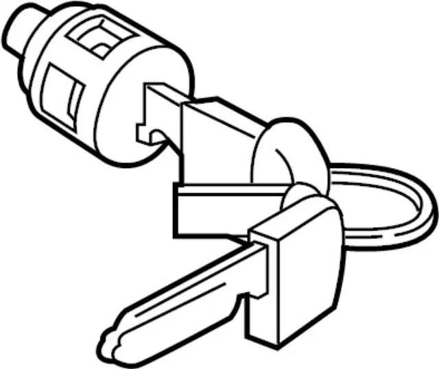 F86321PM0A - Body: Cylinder &amp; Keys for INFINITI: EX37, FX37, FX50, G37, M37, M56, Q40, Q50, Q60, Q70, Q70L, QX50, QX56, QX60, QX70, QX80 Image