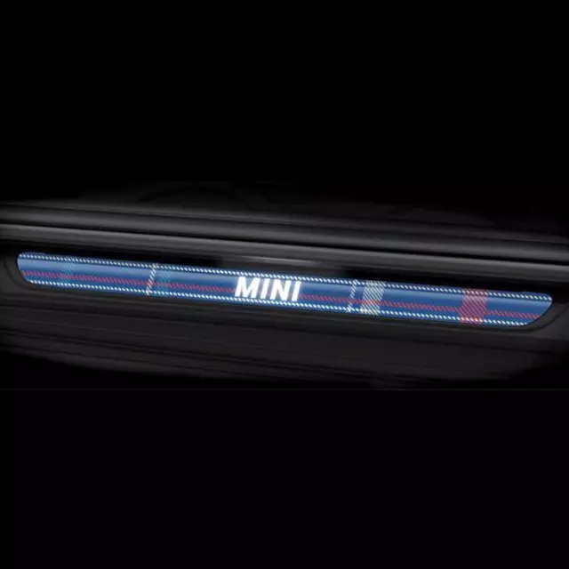 51472357727 - Exterior: Illuminated Door Sills - Vivid Green for Mini Image