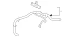 2425010682 - Cooling System: Engine Coolant Hose for Mercedes-Benz Image