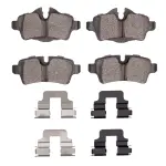 1551130901 - : DFC 5000 Advanced Pads - Low-Metallic and Hardware Kit for DYNAMIC FRICTION Image