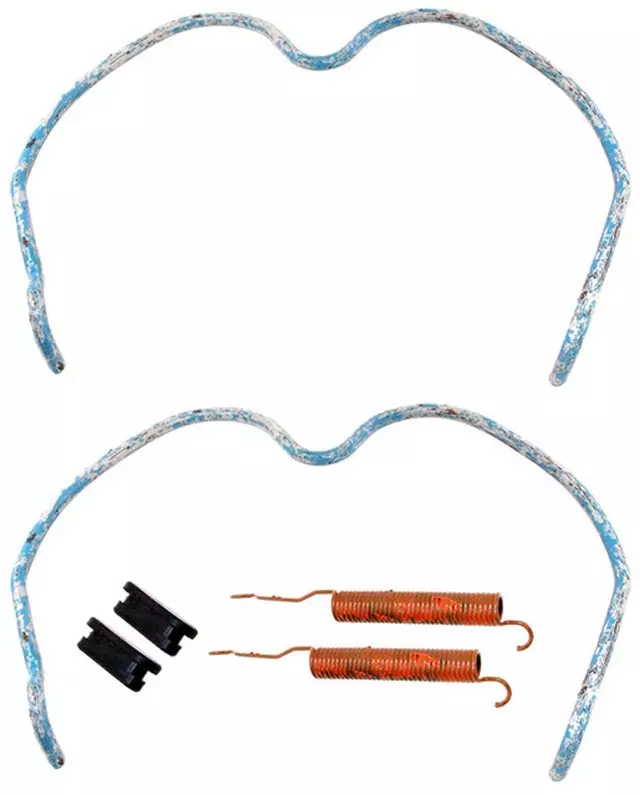 19203486 - Unclassified: Rear Drum Brake Shoe Adjuster and Return Spring Kit with Springs and Caps for GM Image