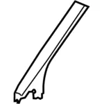 EK4Z6103599BA - : Windshield Pillar Trim for Ford Image