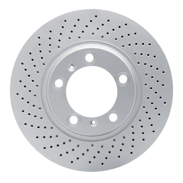 92002036D - Brakes &amp; Brake Parts: DFC Hi-Carbon Alloy Rotor - Drilled for DYNAMIC FRICTION Image