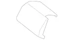 20592006603E36 - Body: Upper Cover for Mercedes-Benz Image