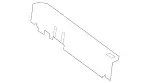 16668001029H42 - Body: Front Trim for Mercedes-Benz Image