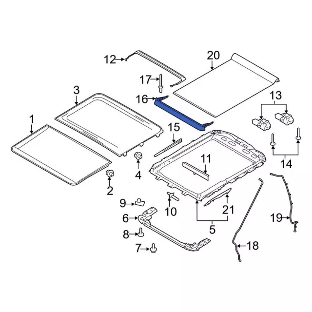 Air Deflector - Ford (FL3Z-16500A26-D)