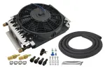 15900 - : 16 Pass Electra-Cool Remote Transmission Cooler Kit, -8AN Inlets for Derale Image