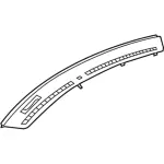 FB5Z78044E82BB - : Defroster Grille for Ford: Explorer, Police Interceptor Utility Image