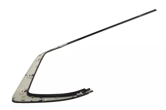 Black Rear Driver Side Door Window Upper Reveal Molding - GM (84838706)
