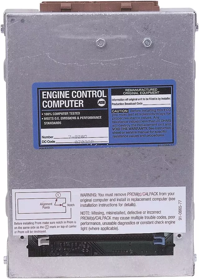 88999184 - : Engine Control Module, Remanufactured for Cadillac: Fleetwood Image
