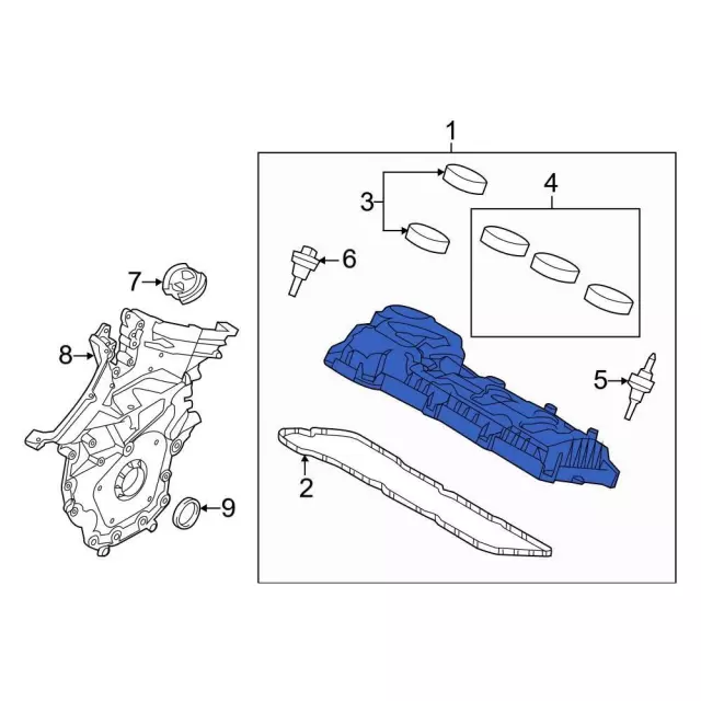 Valve Cover - Ford (BR3Z-6582-V)