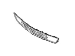 8A5Z17K945CB - : Lower Grille for Lincoln: MKS Image
