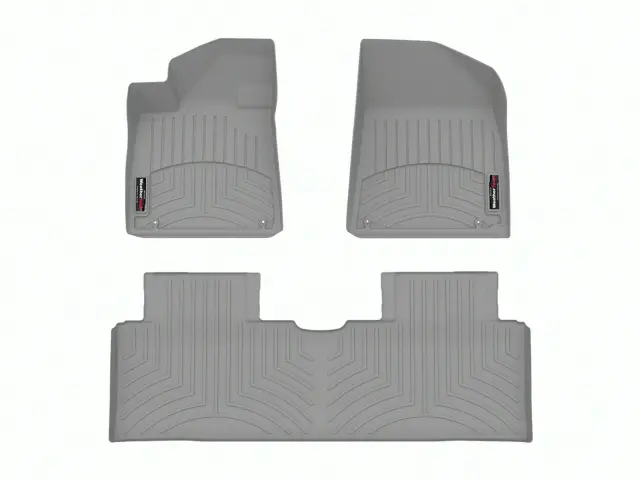 46180812 - : Grey FloorLiner™ DigitalFit®, 1st &amp; 2nd Row for WeatherTech Image