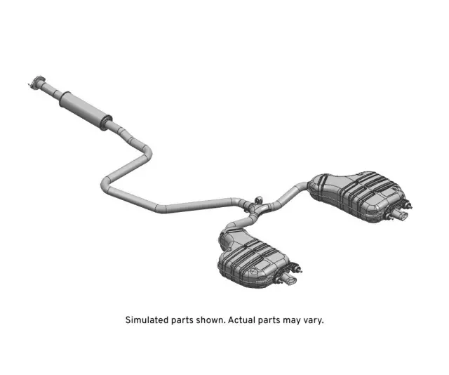 84251081 - : Exhaust Muffler with Exhaust Pipe for Chevrolet: Malibu Image
