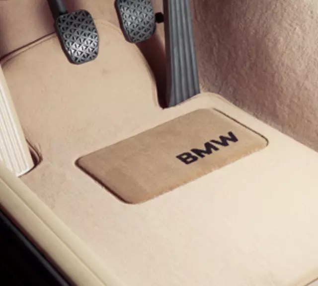 Carpeted Floor Mats With Bmw Lettering Heel - BMW (82-11-2-293-537)