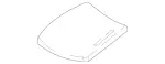 2136802401 - Trim: Stowage Compartment Cap for Mercedes-Benz: CLS450, CLS53 AMG, E300, E350, E400, E43 AMG, E450, E53 AMG Image