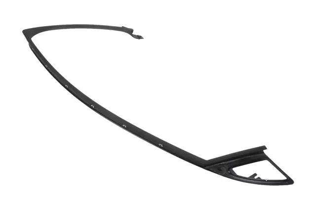 Jet Black Front Driver Side Door Window Molding - GM (92457877)