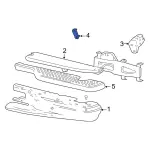 N811517S301 - Body: Bumper Bolt for Ford: F-150, F-150 Heritage, F-250 Image
