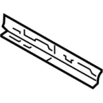 BK3Z6127858A - Body: Rear Extension for Ford: E-Transit, Transit-150, Transit-250, Transit-350, Transit-350 HD Image