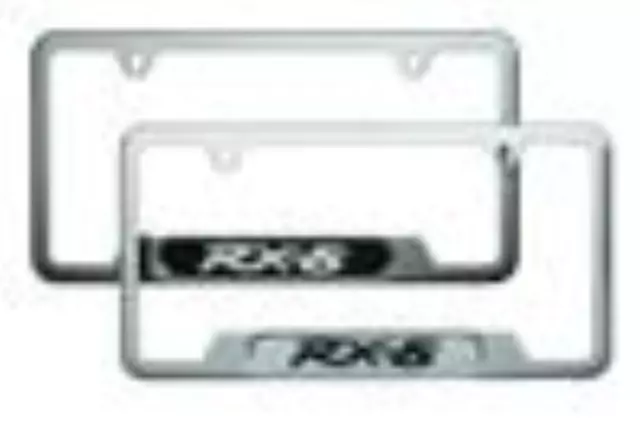 8MK07A - Exterior: License Plate Frame - Pearl Black Aluminum for Mazda: RX-8 Image